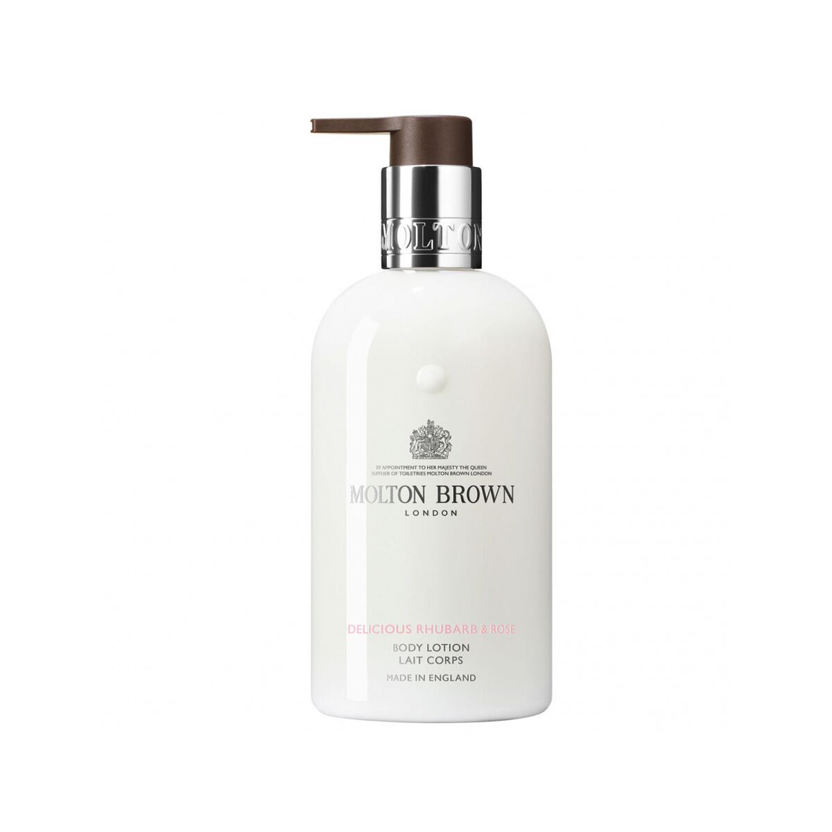 Molton Brown Delicious Rhubarb & Rose Body Lotion 300 ml white bottle