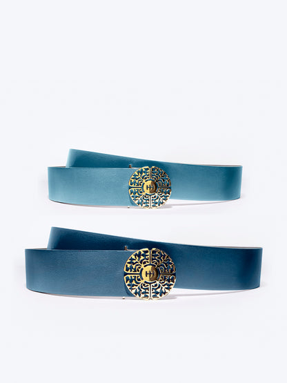 HELIA Duo Belt Reversible REEF/ BLUE SANTORINI