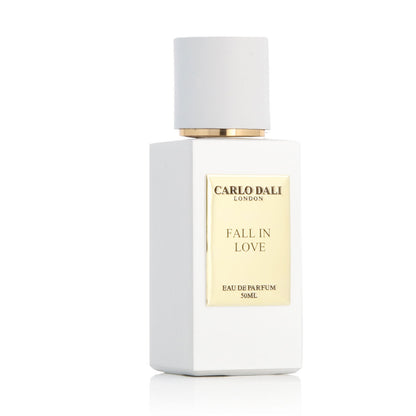 Carlo Dali Fall In Love Eau de Parfum 50 ml white and golden bottle