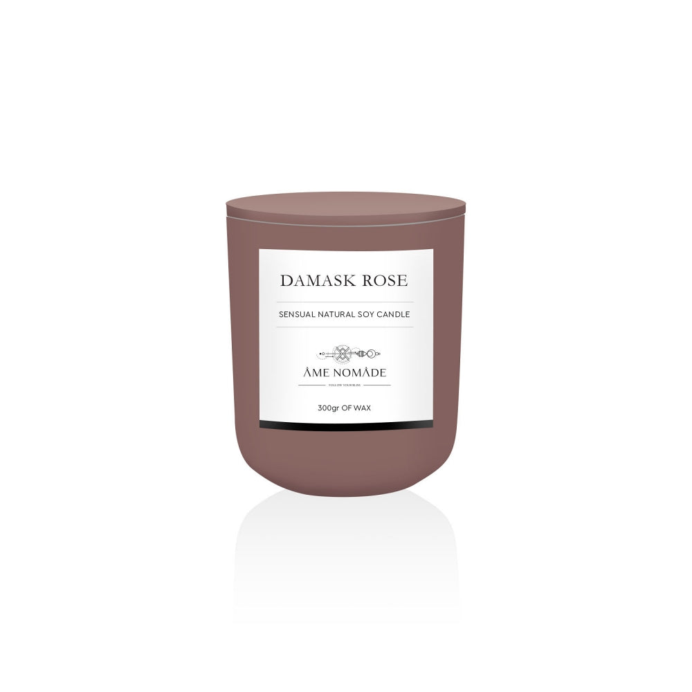 AME NOMADE Damask Rose sensual natural soy candle