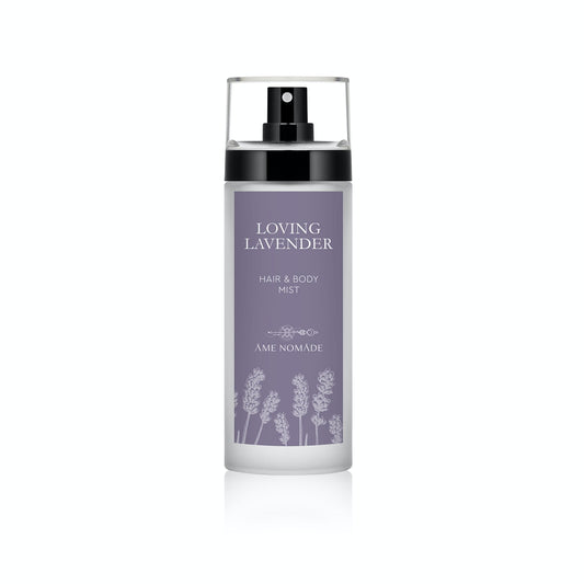 AME NOMADE Loving Lavender elegant hair & body mist spray bottle 150 ml