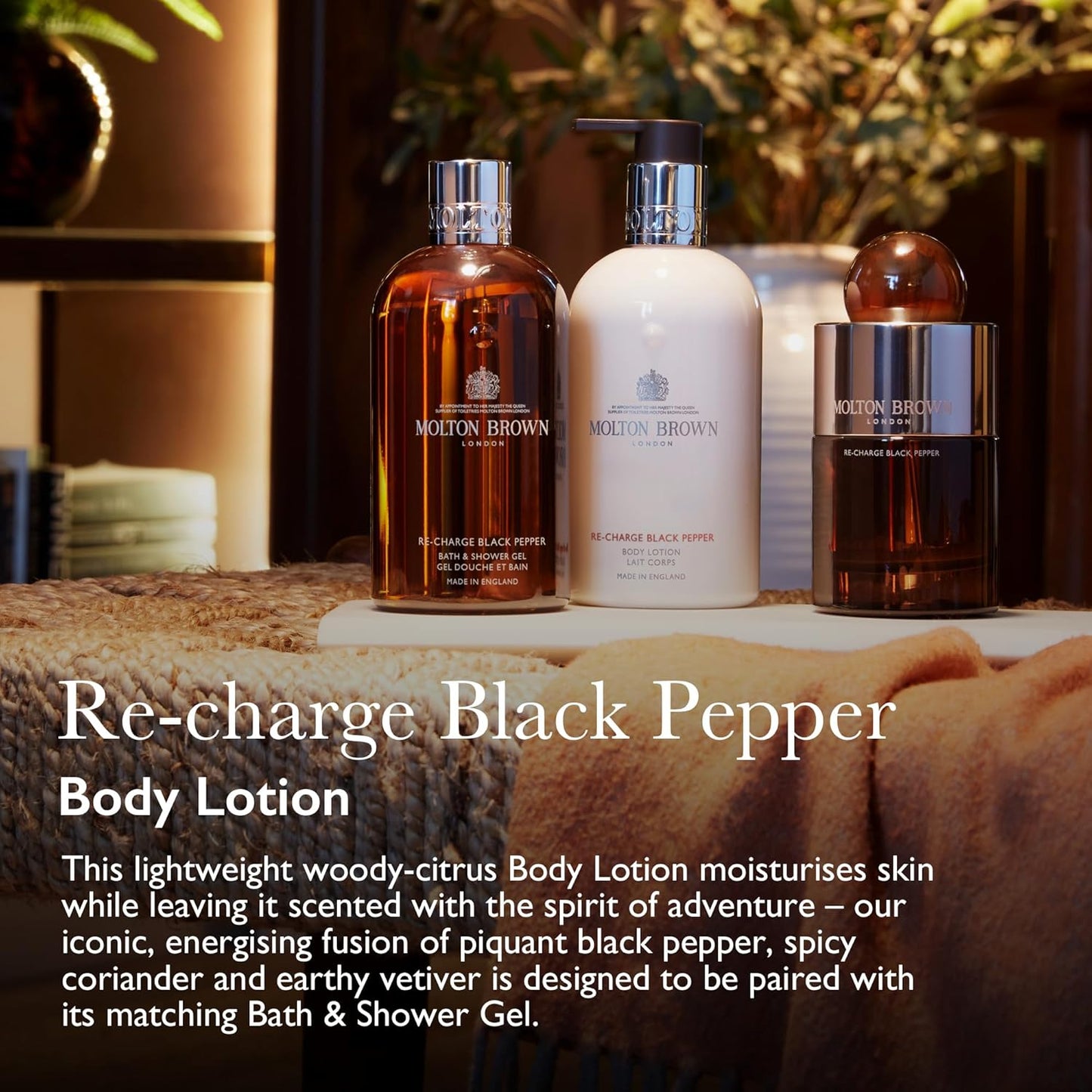 Molton Brown Re-Charge Black Pepper Body Lotion 300 ml