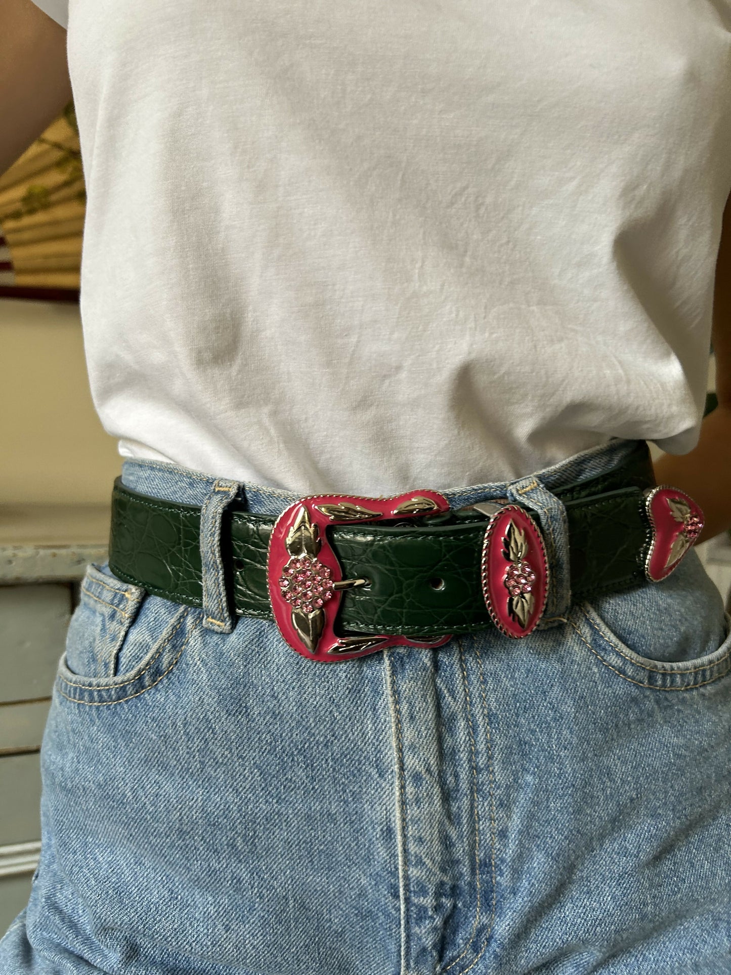 Sable Scooby - Doo Belt Small – Green & Pink