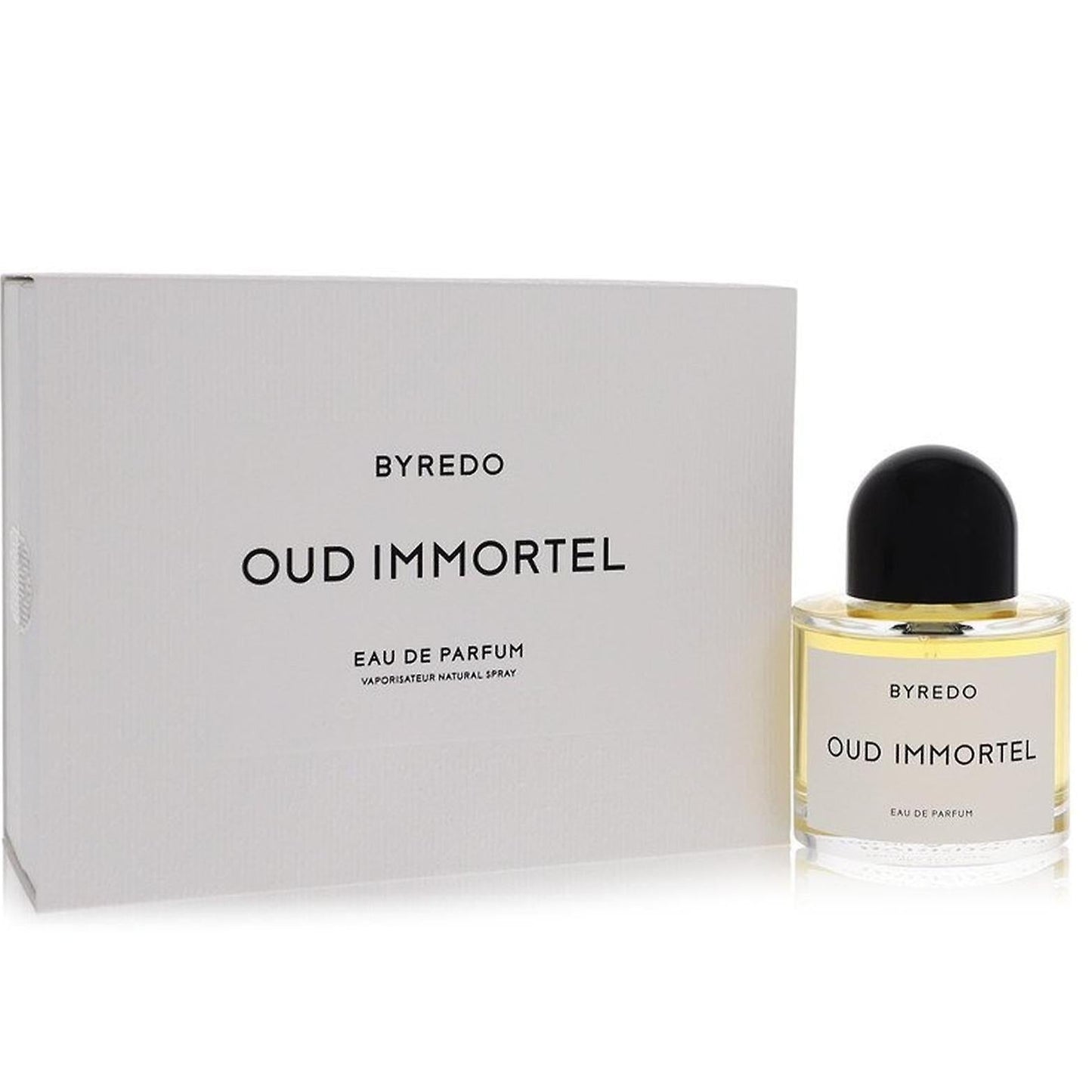 byredo oud immortel perfume and a byredo perfume box