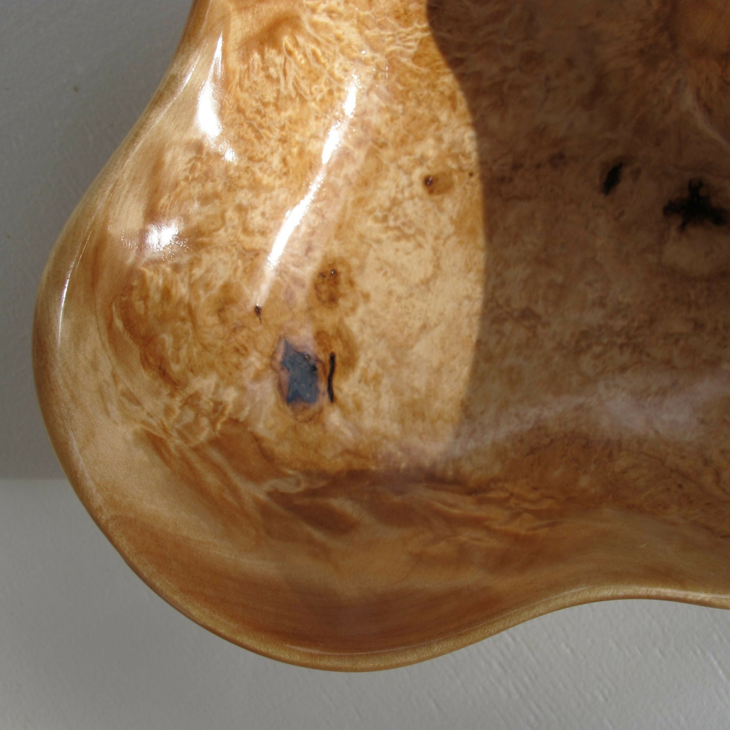 Burl wood small bowl